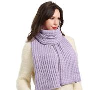 DonDon sciarpa Donna invernale sciarpa di lana Sciarpa lavorata a maglia - Colori lilla