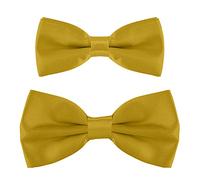 DonDon set papillon abbinati padre-figlio, già annodati e regolabili - Oro