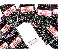 Dondor Top Secret - Blocchetti per appunti a spirale (24 blocchetti inclusi)