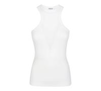 Dondup - Canotta Lunga Costina - - Tops - Donna - Bianco - S