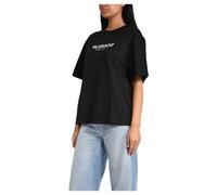 Dondup - Crew Neck T-Shirt - -Tops -Donna -Nero -L