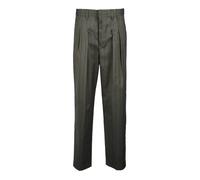 Dondup - Eleganti Pantaloni in Lana - - Trousers - Donna - Verde - S