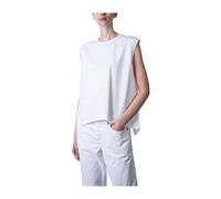 Dondup - Girocollo Regular in Jersone Top - -Tops -Donna -Bianco -XS