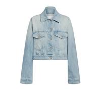 Dondup - Giubbino corto regular in denim stretch - - Jackets - Donna - Blu - M