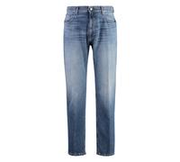 Dondup - Jeans a gamba dritta con cuciture a contrasto - - Jeans - Uomo - Blu - W29