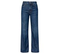 DONDUP Jeans Amber Wide Leg Lavaggio Medio Scuro Pulito. Variante Colore Blu Tg30
