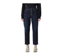 Dondup - Jeans Gamba Dritta con Chiusura a Bottoni - - Jeans - Donna - Blu - W31