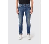 DONDUP Jeans George modello slim fit in denim di cotone stretch a cinque tasche 40 Blue