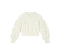 Dondup maglia bambina in misto lana panna 13a