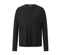 Dondup - Maglia Oversize a Manica Lunga con Scollo a V - -Tops -Donna -Nero -L