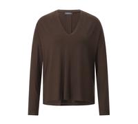 Dondup - Maglia Oversize a Maniche Lunghe con Scollo a V - -Tops -Donna -Marrone -L