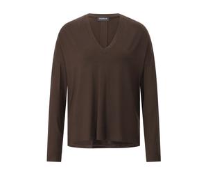 Dondup - Maglia Oversize a Maniche Lunghe con Scollo a V - -Tops -Donna -Marrone -L