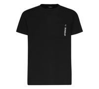 Dondup - Magliette nera in jersey di cotone con scollo a girocollo - -Tops -Uomo -Nero -L