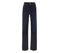 Dondup - Pantaloni a gamba larga a vita alta Amber - - Jeans - Donna - Blu - W29