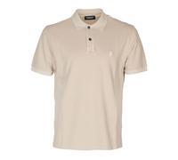 Dondup, ,Tops ,Uomo ,Beige ,L Polo in cotone con logo ricamato