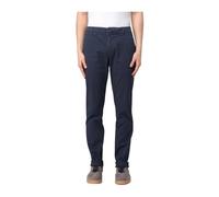 Dondup - Slim Fit Casual Chinos - - Trousers - Uomo - Blu - W36
