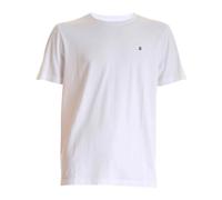 Dondup - T-shirt girocollo con logo ricamato - -Tops -Uomo -Bianco -M
