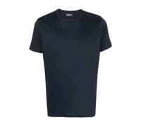 Dondup - T-shirt girocollo regular fit in jersey - -Tops -Uomo -Blu -XL