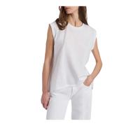Dondup - T-shirt girocollo regular-fit - -Tops -Donna -Bianco -L