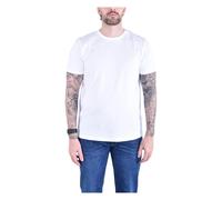 Dondup - T-shirt girocollo regular - - Tops - Uomo - Bianco - S