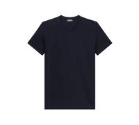 Dondup - T-shirt girocollo slim in jersey stretch - -Tops -Uomo -Nero -S