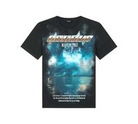 Dondup - T-shirt oversize con girocollo - -Tops -Uomo -Nero -M