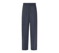 Dondup, ,Trousers ,Donna ,Blu ,S Pantalone Wide Leg Chino Eloise