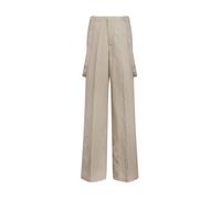 Dondup, ,Trousers ,Donna ,Grigio ,M Pantalone Wide Leg Chino