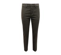 Dondup, ,Trousers ,Donna ,Verde ,W32 Pantaloni da Auto Verde in Misto Lana