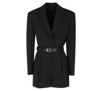 Dondup - TWO WAY Stretch Wool Jumpsuit - - Jumpsuits & Playsuits - Donna - Nero - M
