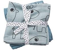 Done by Deer 30682 - Confezione da 2 mussole con elefante, colore: blu