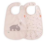 Bavaglino impermeabile con velcro Done by Deer set da 2 pezzi