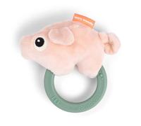 Done by Deer Sonaglio sensoriale con massaggiagengive - Pigee Colour Mix - Giocattoli per bambini a partire da 0 mesi - Sonaglio con dentizione - Giocattolo colorato per promuovere sensoriali - Senza