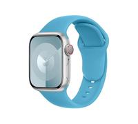 DONEGANI SBC1 Cinturino per Apple Watch Ultra 2 49mm, Serie 10 46mm, 9 8 7 45mm 41mm, SE 6 5 4 44mm 40mm, 3 2 1 42mm 38mm Band Bracciale Sport Silicone, Blu cristallino dei mari