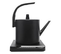 Donened - Bollitore in acciaio inox, 1 l, bollitore elettrico, temperatura regolabile, controllo della temperatura 45-100 ℃, 21,5 x 13,3 x 22 cm (nero)