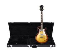 Donened - Custodia rigida per chitarra elettrica, portatile, rettangolare, in legno, per chitarra elettrica Tele Fender e Ebenezer, ecc, nero, 105*36*11cm/41.34*14.17*4.33inch, valigetta