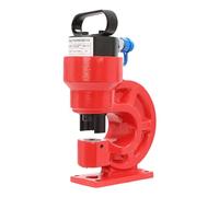 Donened - Punzonatrice idraulica, 31T CH-60, perforatrice per fori lisci per rame piatto L e H, binari elettrici, ferro piatto e alluminio (rosso)