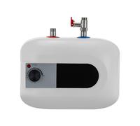 Donened - Scaldabagno elettrico, mini scaldabagno da 1500 W, con valvola di sicurezza e tubo, 6L Instant Piccolo scaldabagno, 220 V, 32,5 x 23 x 23 cm