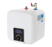 Donened - Scaldacqua elettrico, 1500 W, 8 l, con valvola di sicurezza e tubo, scaldabagno istantaneo, 220 V, 29 x 29 x 29 cm