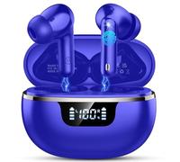 Donerton Cuffie Bluetooth, Auricolari Bluetooth 5.4 Stereo HiFi con HD Mic, Cuffie Wireless 45 Ore LED Display, in Ear Cuffiette Bluetooth con Cancellazione Rumore, Cuffie Senza Fili IP7 Impermeabile