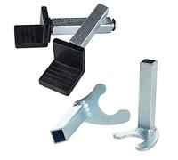 Donext Bobina di supporto per cavalletto posteriore per moto sportive (solo attacco), adattatore a forma di U e L, 2 paia