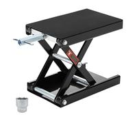 Donext Sollevatore a forbice per moto, capacità di 544 kg, ampio supporto per manutenzione bici, ATV, garage, centro di riparazione, cavalletto sollevatore, nero