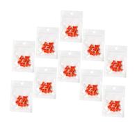 DONFAMDS 100pezzi Tappi Per Bottiglia Colla Estensioni Ciglia Ago Apertura in Plastica e Metallo Antiblocco Per Uso Salone e Casa