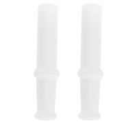 DONFAMDS 2 Pezzi Bastoncino di Spinta per Tritacarne in Plastica Bianco Manico Ergonomico, Accessorio per Macina Carne per Cucine Piccole e Facili da Pulire