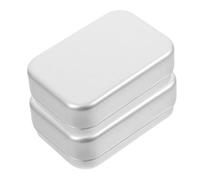 DONFAMDS 2 Pezzi Portasapone Quadrato In Alluminio Portasapone Da Viaggio Vassoio Portasapone Da Viaggio Portasapone Portatile Contenitore Per Sapone Da Viaggio Contenitore Per Sapone Da