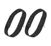 DONFAMDS 2 Pezzi Supporto Nasale per Occhiali in Poliestere e Metallo Nero Stabilizzatore Nasale Antiscivolo per Uso Quotidiano e Recupero Post Operatorio da Rinoplastica