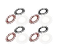 DONFAMDS 30 Fasce Elastiche Flessibili, Pettini Per Circolari Con Denti, Fasce Per in Plastica Per Donne E Ragazze, Supporto Invisibile Per Per Abbigliamento