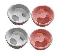 DONFAMDS 4pezzi Ciotola Per Ammollo Manicure Vaschetta Per Immersione Delle Unghie Strumento Per Manicure Art Realizzato in Materiali Di Semplice e Pratico Design Adatto Per Centri Estetici