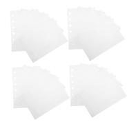 DONFAMDS 60pezzi Buste Trasparenti Protettivper Raccoglitori Pagine di Ricarica per Album Fotografico e Scrapbook Resistenti per La Protezione dei Documenti