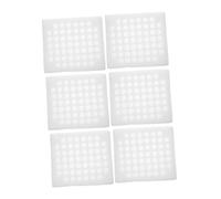 DONFAMDS 6pezzi Porta Uova Schiuma Di Perla Per Uova Di Quaglia Contenitore Riutilizzabile Per Frigorifero Vassoio Protettivo Per Campeggio e Picnic Capacità Elevata Per Imballaggio Grandi